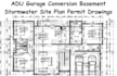 adu garage conversion basement stormwater site plan permit drawings