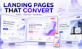 design a modern responsive figma landing page UI UX