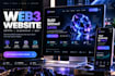 design develop premium crypto web3 blockchain website react