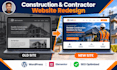 design a SEO friendly construction, contractor and roofing website
