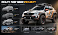 create 3d car modeling for 3d printing, vehicle design, car games and rendering