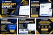professionally set up your samcart checkout and sales funnel