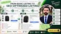 do ecommerce product listing, upload and SEO optimization