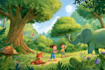 create childrens book illustration