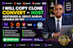 copy clone fix convert hostinger ai, replit, base44, lovable or wix to wordpress