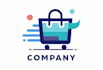 create a professional shopping and retail logo design