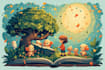 create print ready childrens book illustrations