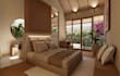 tropical villa architectural design and 3d rendering