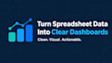 turn your spreadsheet data into a clean excel dashboard