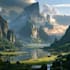 design stunning fantasy landscape