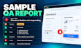manually test your website and report bugs