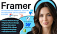 do framer website design, figma to framer webflow design, framer landing page