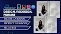 design redesign format lookbook digital lookbook product lookbook sell sheet