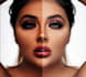 photo retouching with upscale