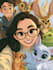 make a disney cartoon illustration