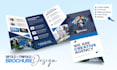 design a professional bifold or trifold brochure