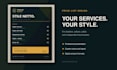 design a professional restaurant menu or price list