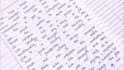 neatly handwriting and notes