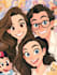 create a disney cartoon illustration