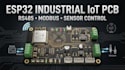 design esp32 industrial iot controller pcb with rs485 modbus rtu