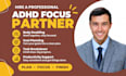 be your adhd focus and accountability partner, goal planning, time management