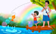 draw a children book illustration