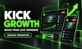promote your kick stream and grow your streaming audience