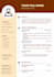 design a professional CV resume in canva