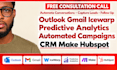 outlook gmail icewarp predictive analytics automated campaigns CRM make hubspot
