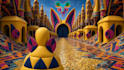 create surreal and psychedelic promotional visuals