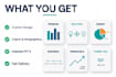 design modern pitch deck and business presentation