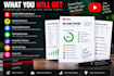 audit and fix youtube SEO to improve search visibility