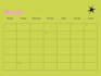 design a creative and modern custom calendar
