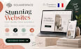 build france squarespace website redesign french squarespace website development