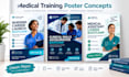 design a medical career bootcamp poster
