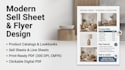 design a professional product catalog and sell sheet