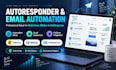 setup autoresponder, email automation, mailchimp, aweber and getresponse