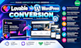 convert figma, lovable to wordpress using elementor pro
