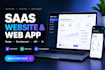 design and develop a modern saas website or saas web app