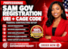 complete sam gov registration uei and cage code setup