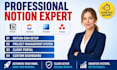 build your custom notion CRM, project management system and client portal