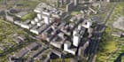 design 3d large scale aerial masterplan residential development site plan layout