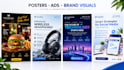 create ai images, posters, ads and custom graphics