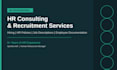 provide HR consulting, recruitment, and policy development