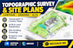 create topographic survey, contour map, site plan, alta survey, grading drawings