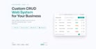 build a complete laravel crud web system with mysql