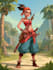 draw professional 2d game character artwork