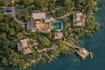 render 3d master plan and flycam view for resort homestay landscape design