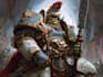 create epic grimdark sci fi character art inspired by warhammer 40k