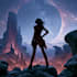 design a sci fi fantasy book cover design that sells